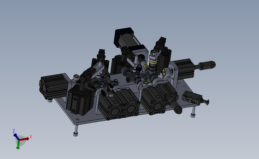 水路集成耐压工装3D模型图纸 SolidWorks设计