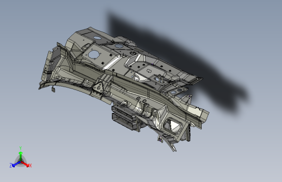 微型车v70内饰暖风机