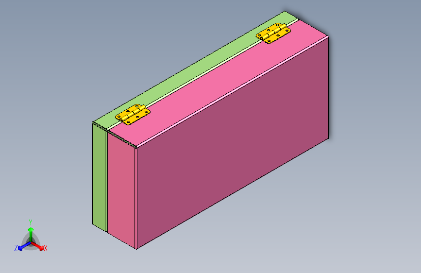 五金工具箱三维设计