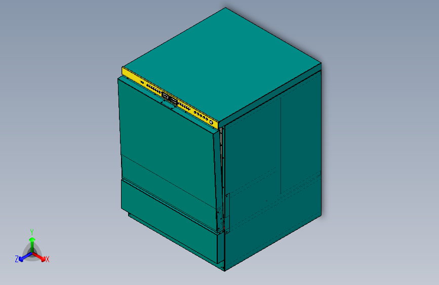 洗瓶机 三维模型