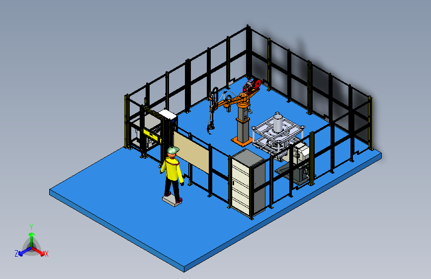 卸料机箱体焊接工作站