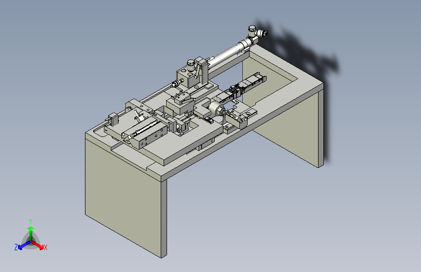 燕尾槽自滑动式光纤拔插机构
