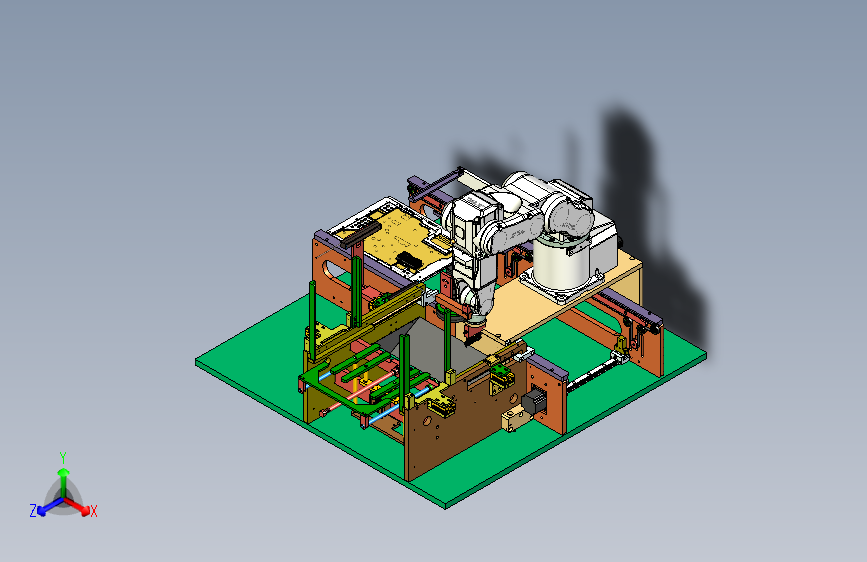 硬盘卡槽机器人自动化装配与CCD检测设计