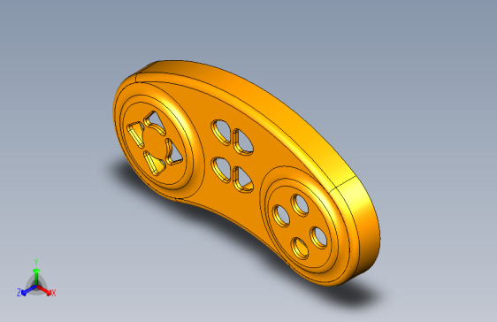 游戏手柄盖注射模具