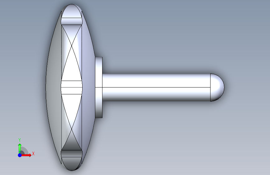 调压阀 中望cad 3D 正面视图