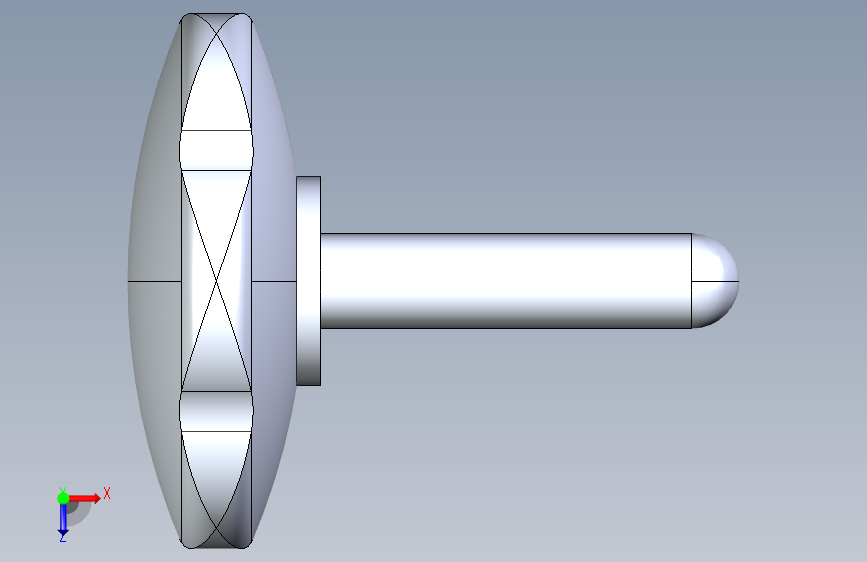 调压阀 中望cad 3D 俯视图