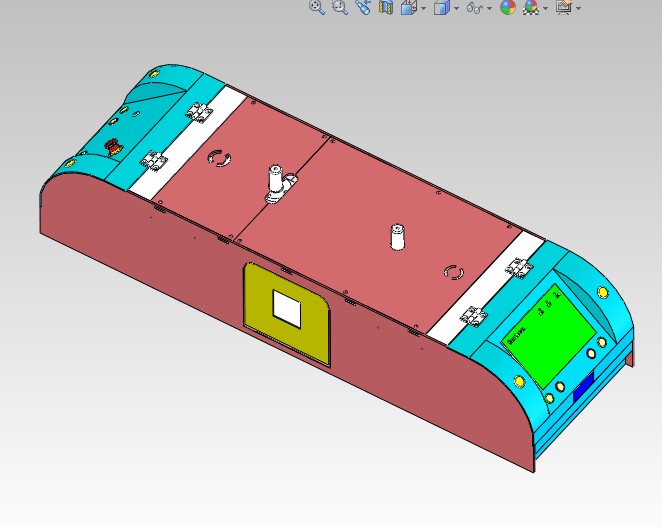 双驱双向潜伏式AGV小车3D数模图纸 Solidworks设计 附STEP
