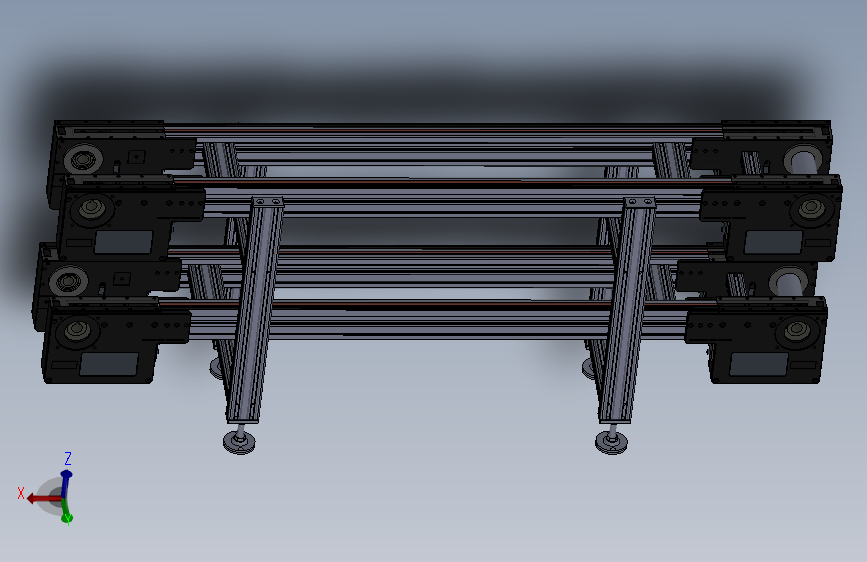 倍速链上下回传输送线