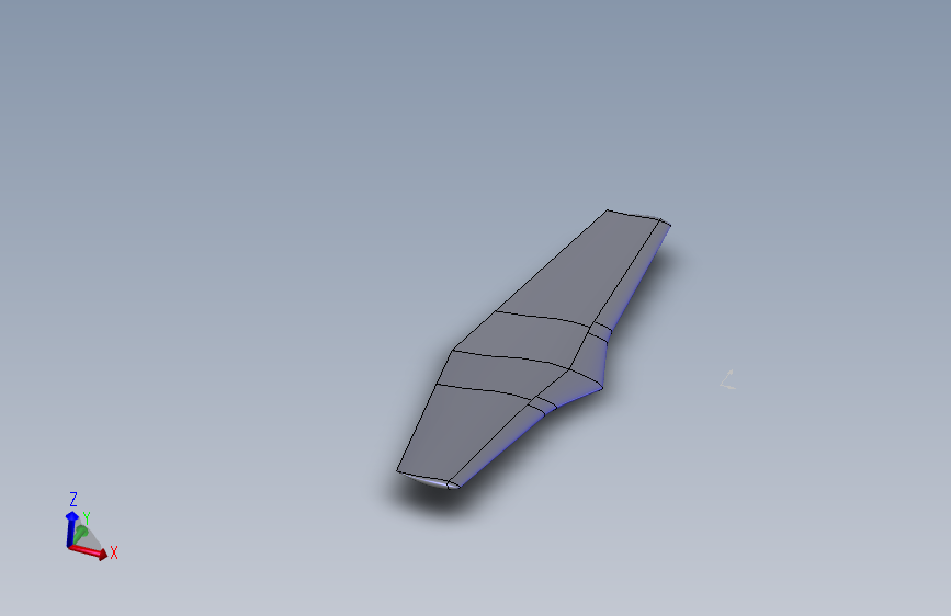 野马飞机   Catia IGES