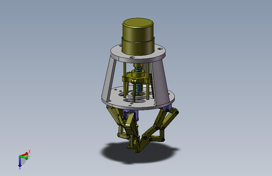 柔性水果末端执行器结构设计-全套