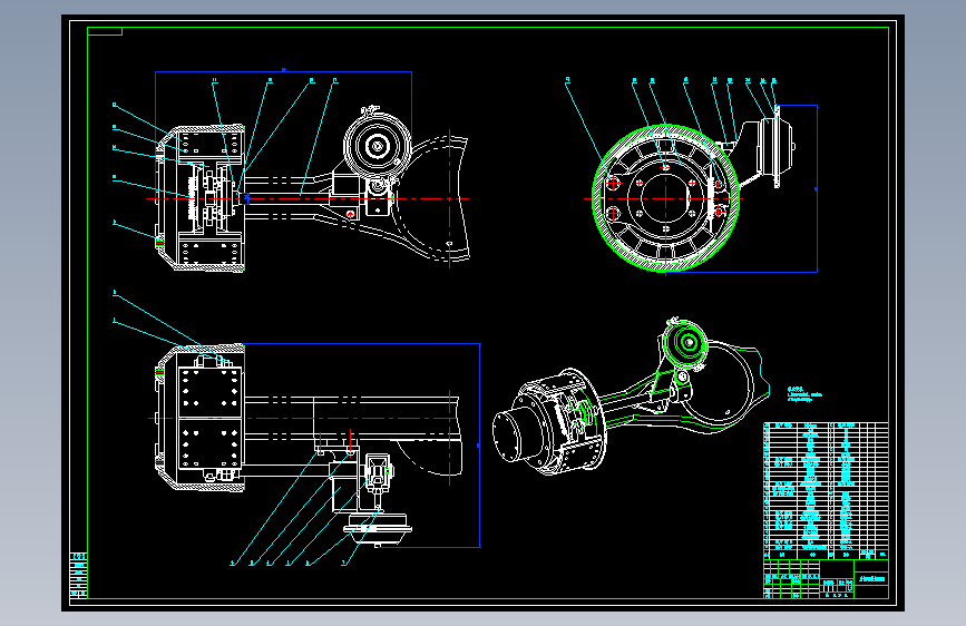 载货车气压制动系统及制动器设计
