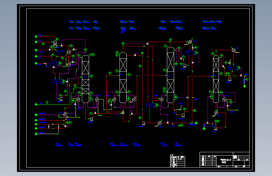 某煤制甲醇工艺流程及厂区布置图