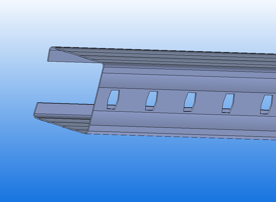 异形穿孔板 38x38x6000