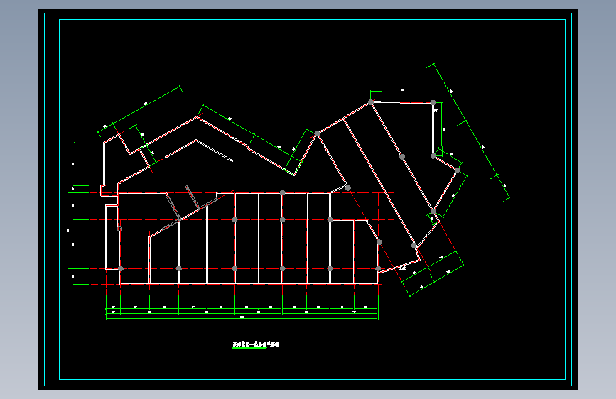 深南花园一层平面图分隔