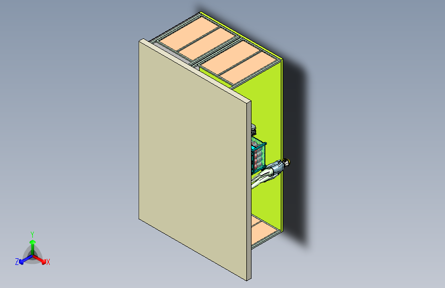 圆柱产品表面四工位喷涂工作站设计