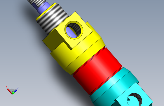 气动缸（圆形后部安装）20x8x26毫米
