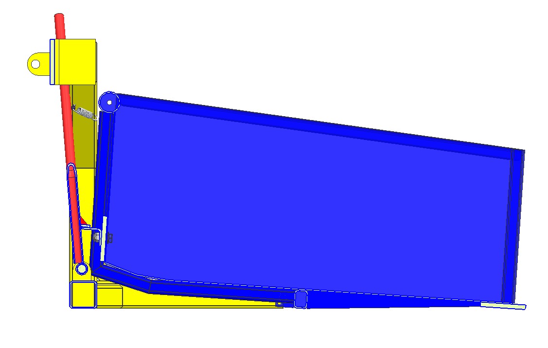 倾斜式拖拉机运输箱2_运输架（三点悬挂概念）