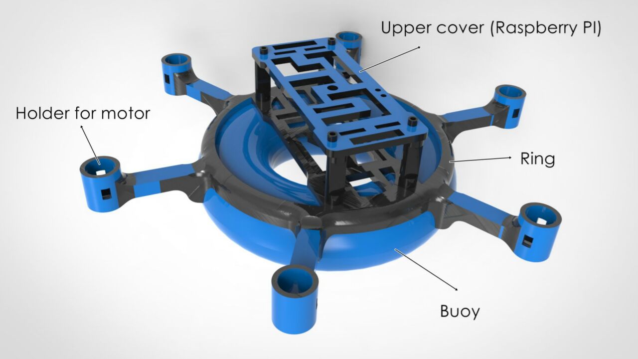 UGV六轴飞行无人机模型3D图纸 IGS格式