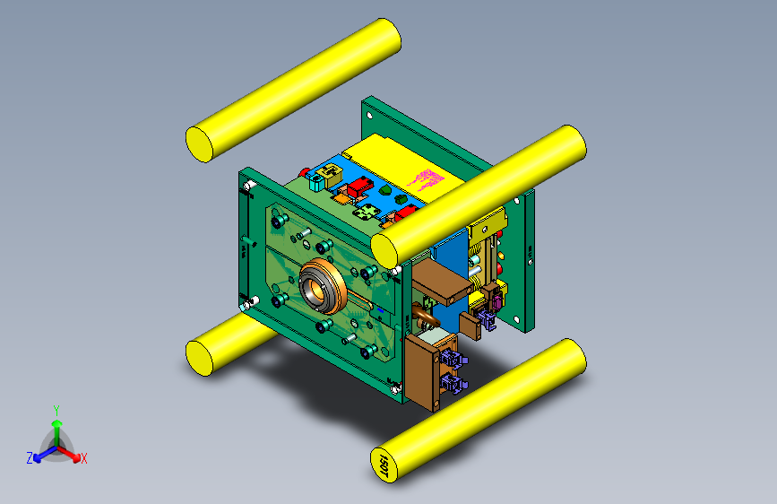 玩具赛车转向灯盖板1+1塑胶模具