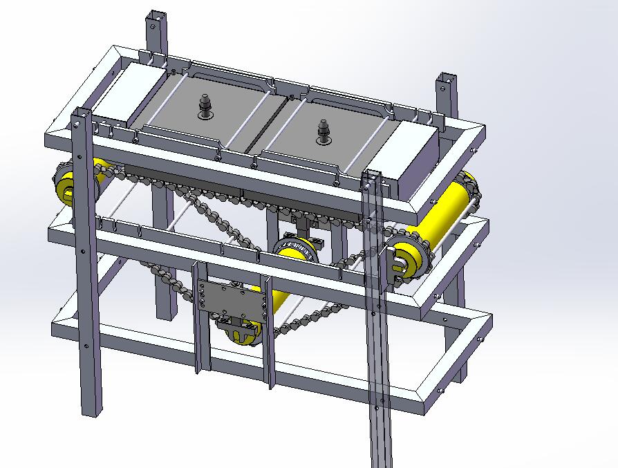 包装食品组装机3D数模图纸 Solidworks设计