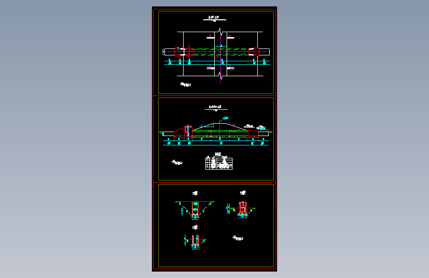 穿堤涵闸结构图-1220336-30