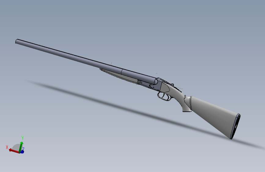 温彻斯特21横排霰弹枪