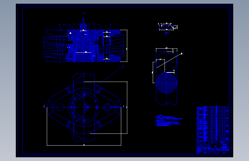 端盖落料拉深冲孔复合模设计