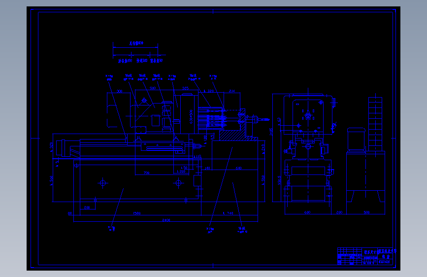车床主轴箱箱体右侧10-M8螺纹底孔组合钻床设计(论文+DWG图纸)