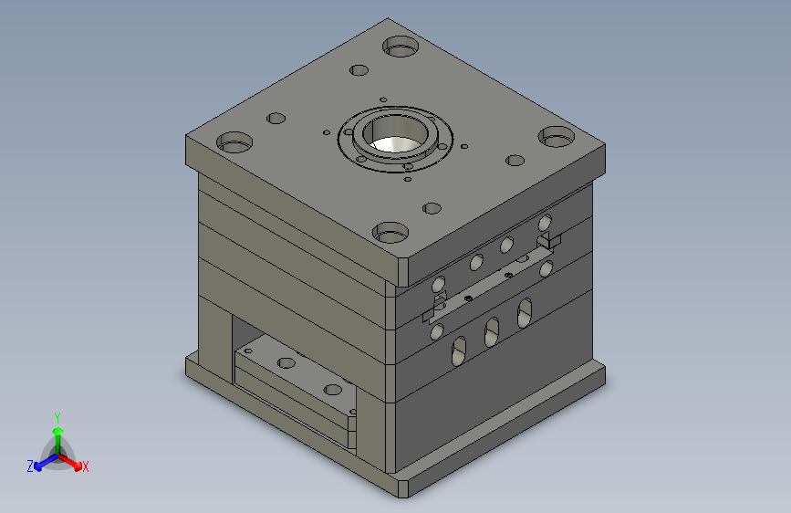 塑料椅脚配件模具设计