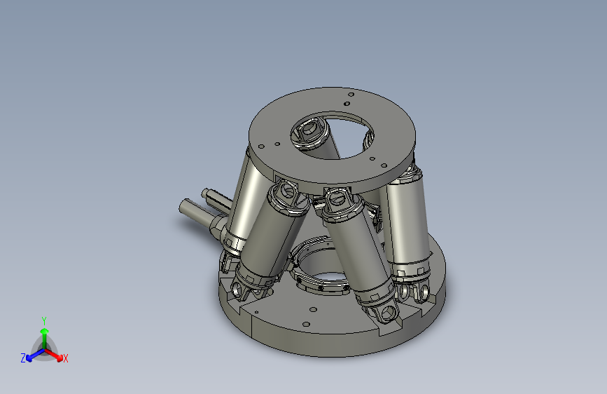 六自由度位移平台