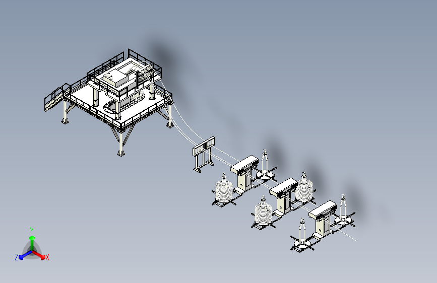 上引法铸铜生产线，上引炉