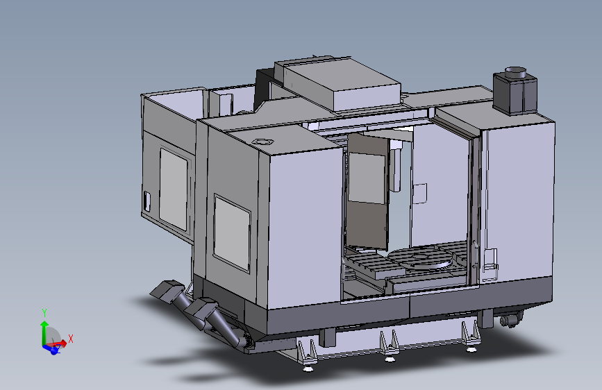 卧式数控加工中心