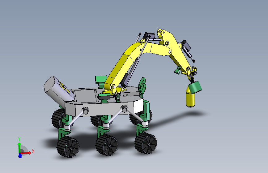 太空采矿漫游车