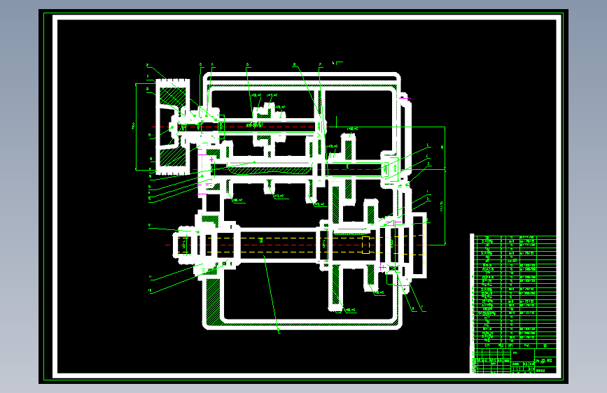 6级分级变速主传动系统设计含4张CAD图N=71-710r-min；公比1.58；P=4kW，电机转速n=1440r-min