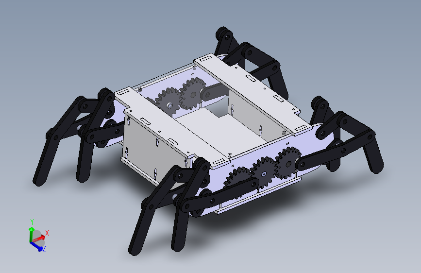 Klann机构步行机器人