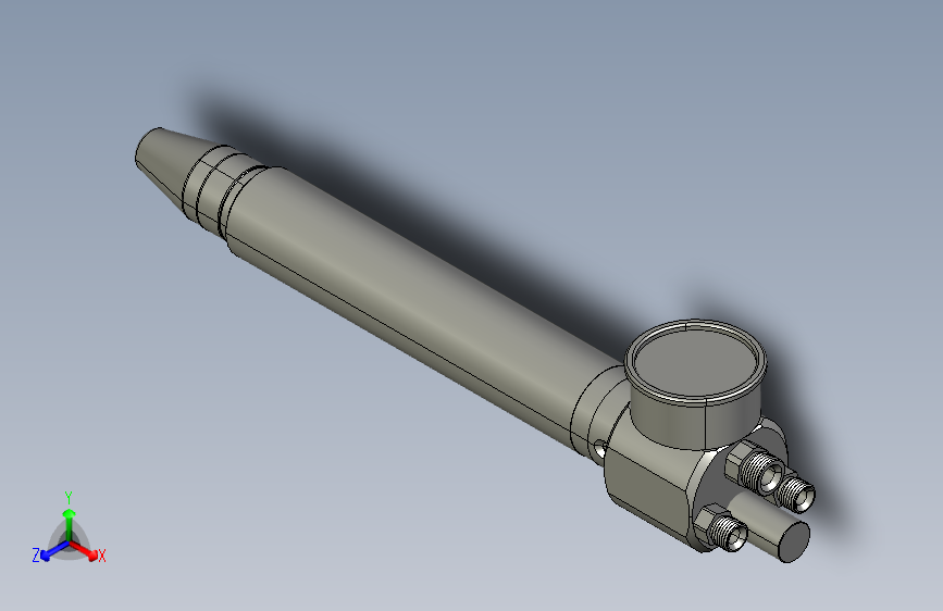 FIREII火焰割枪3D模型