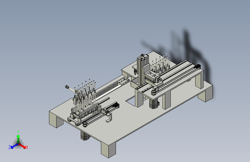 桌面式的弹夹取放料机构