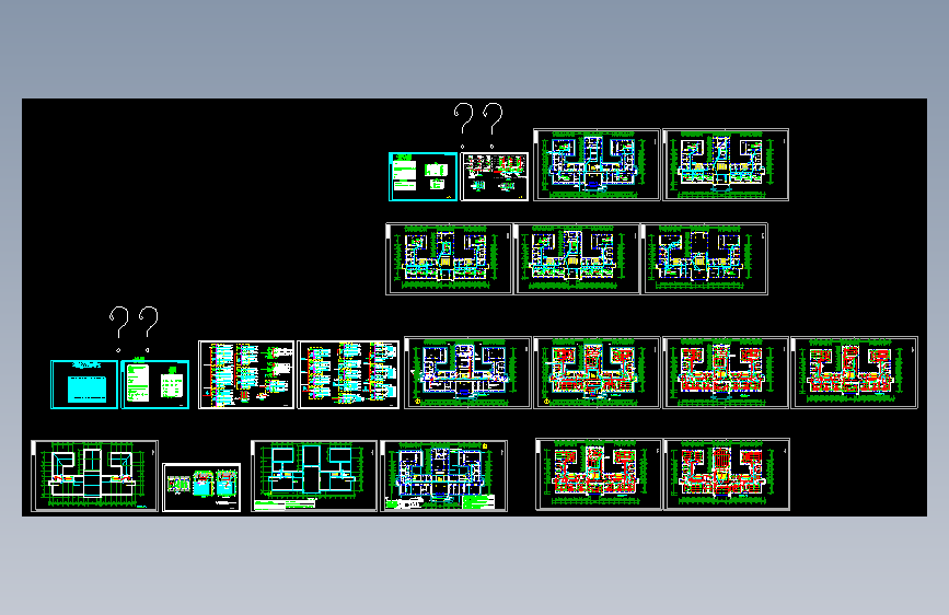五层中学教学楼电气系统全套设计图--142238-10