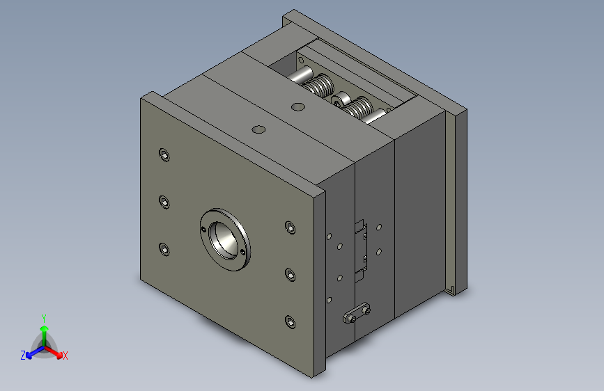 柜门配件模具设计