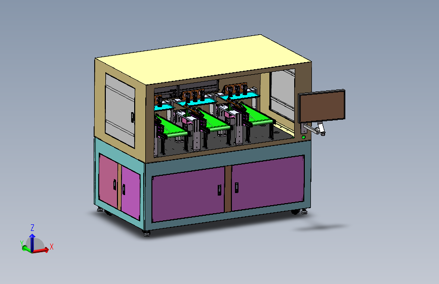 三工位组合皮带流水线缺陷检测