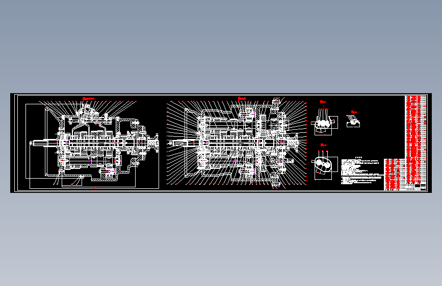 双中间轴重型汽车十档手动变速器的设计含开题及26张CAD图