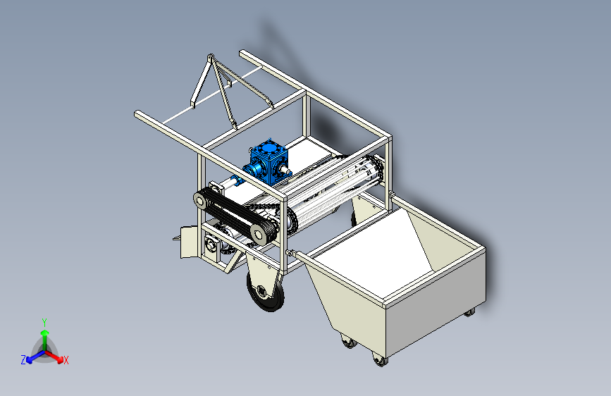 多功能马铃薯收获机设计【含SW三维图】