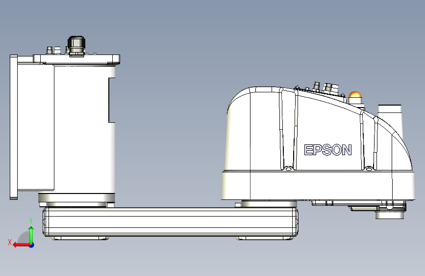 爱普生机器人Epson_G6-653PW 背面视图