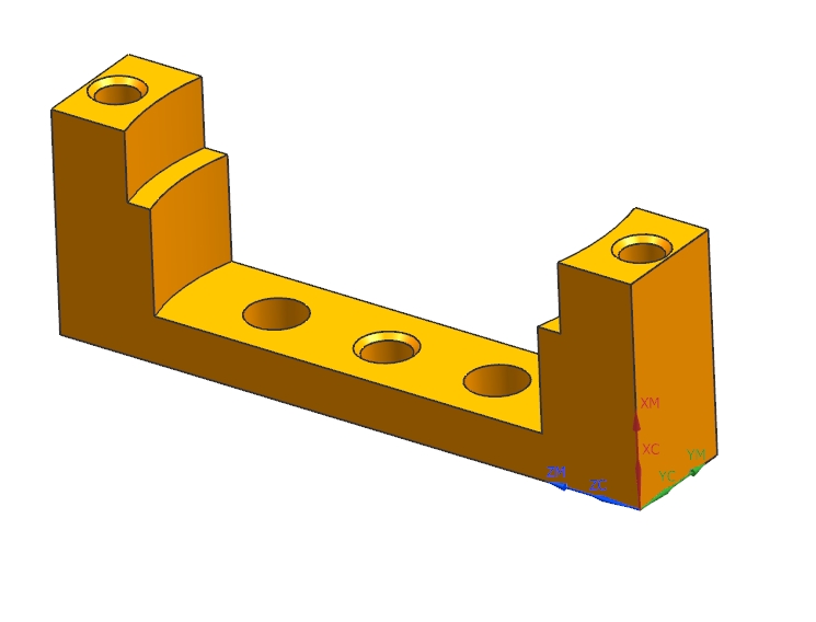 内圆弧限位块加工工艺设计及数控加工编程仿真含NX三维及CAD图