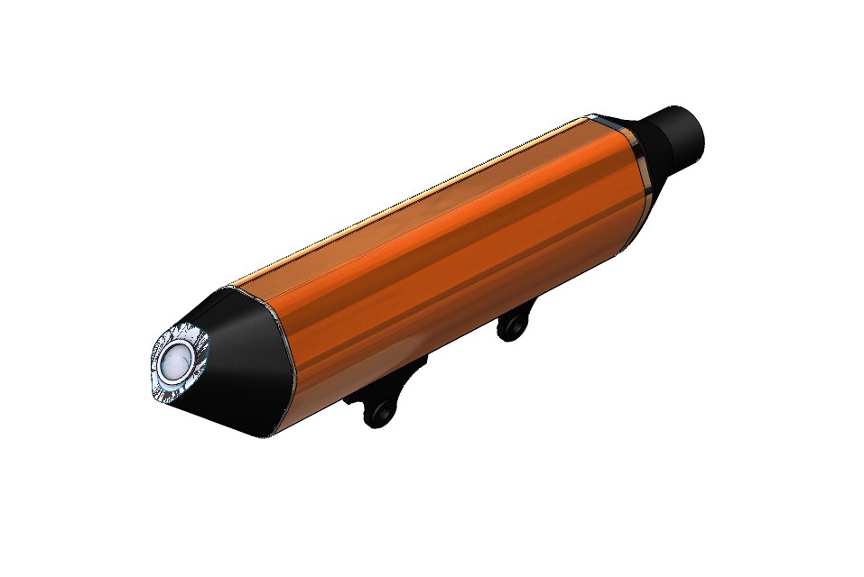 A0004871-KTM EXC 500 消音器