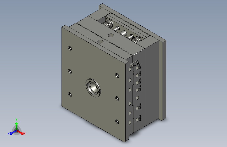 折叠椅模具设计