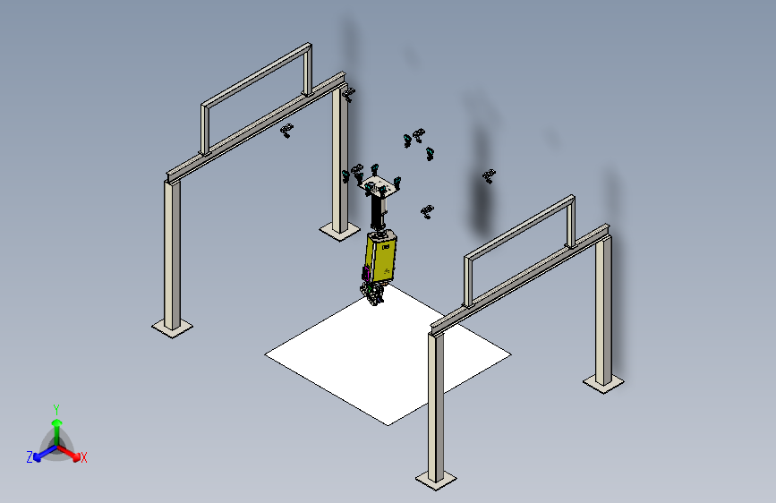 2轴气势支架螺栓拧紧机