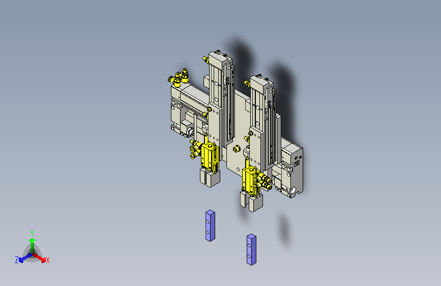3位装载机构3D图纸