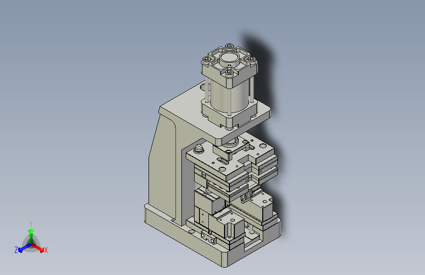 7合一SD卡端插针3D模型