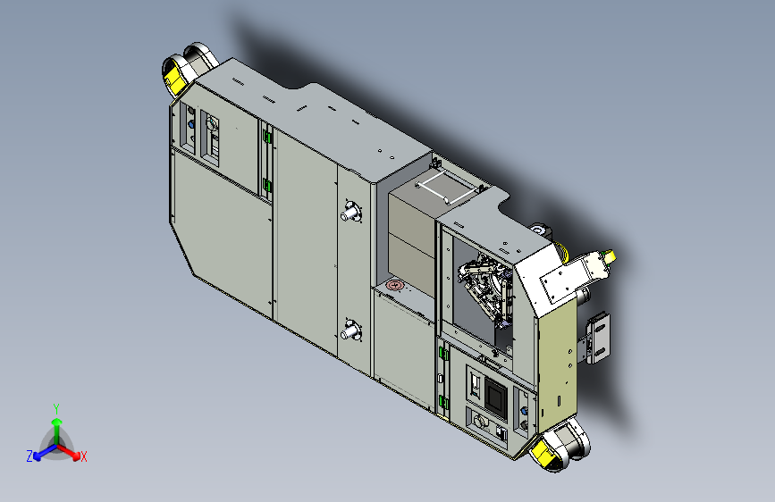 AGV搬运小车3D图纸